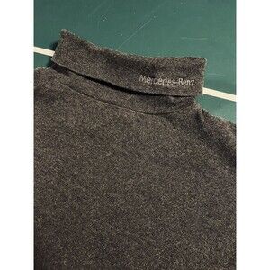 VINTAGE Y2K Mercedes Benz OFFICIAL Long Sleeve Turtleneck 2XL Employee Uniform